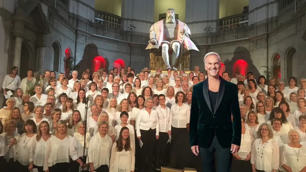Gabriel Forss och Happy Voices julkör